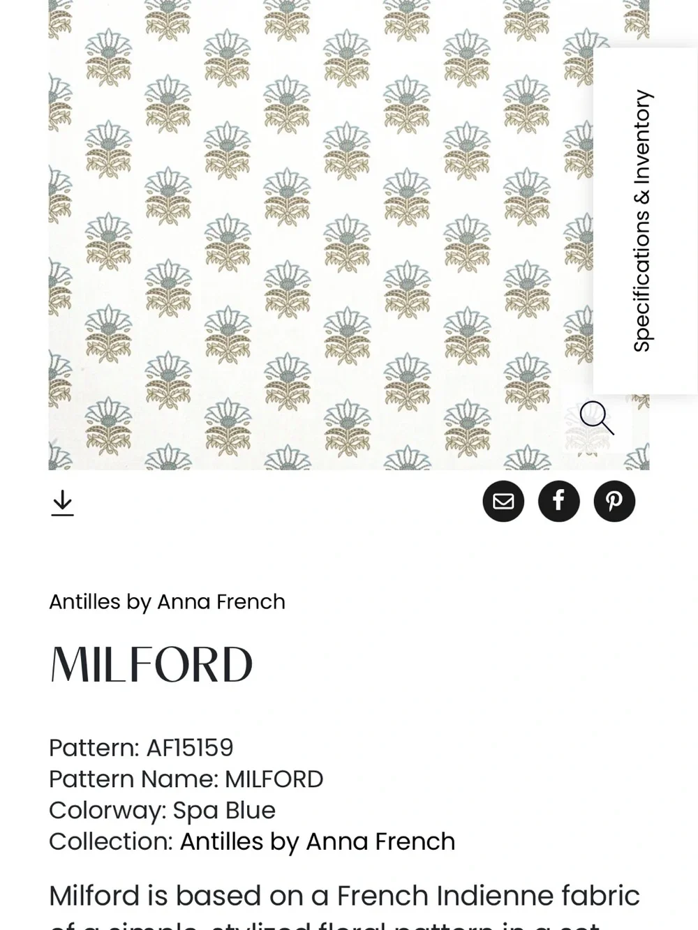 Light Blue Floral Wallpaper - Subtle Pattern Home Wall Decor